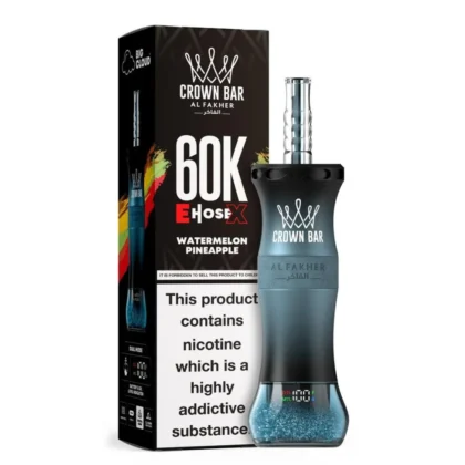 Al Fakher Crown Bar 60K E-Hose X Watermelon Pineapple
