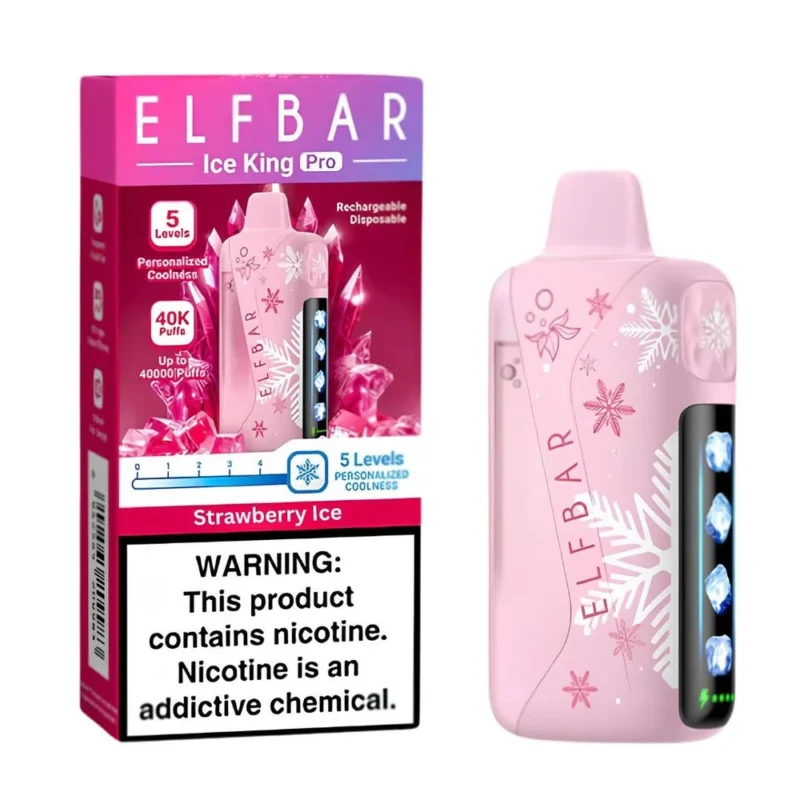 Elf Bar Ice King Pro 40K Strawberry Ice
