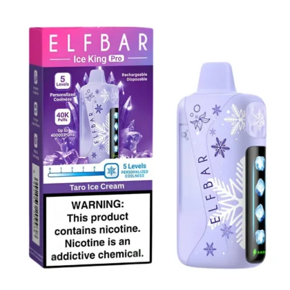Elf Bar Ice King Pro 40K Taro Ice Cream