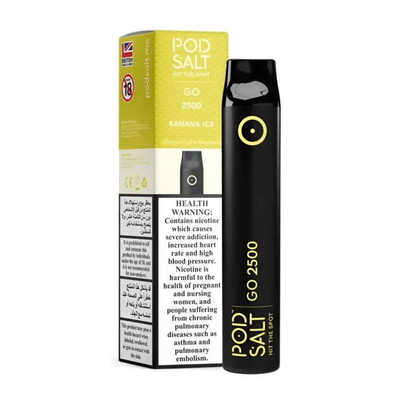 Pod Salt GO 2500 Banana Ice