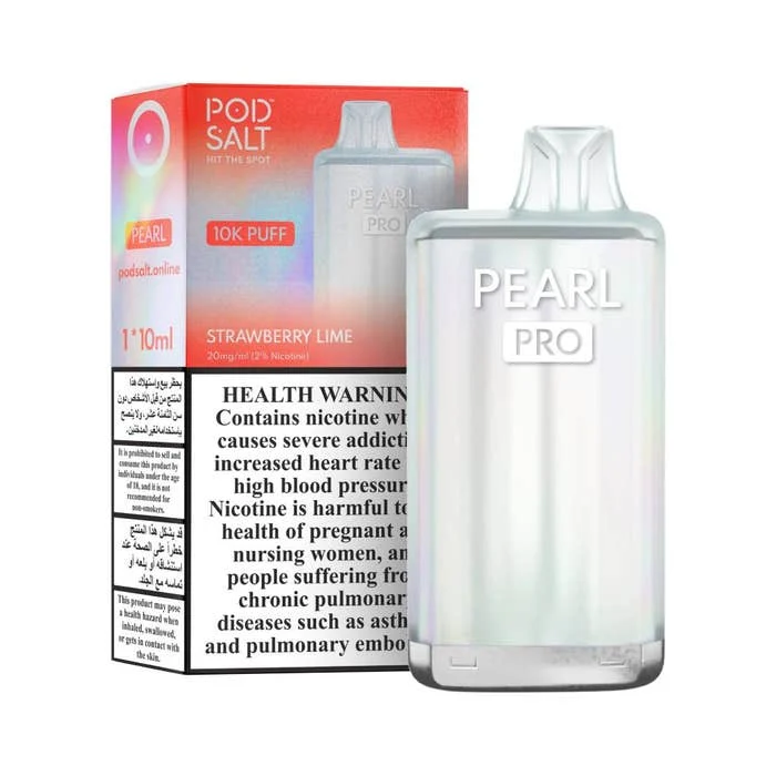 Pod Salt Pearl Pro 10000 Strawberry Lime