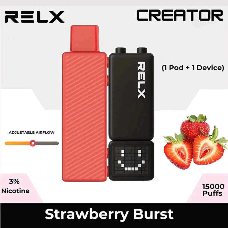RELX Creator Starter Kit Strawberry Burst