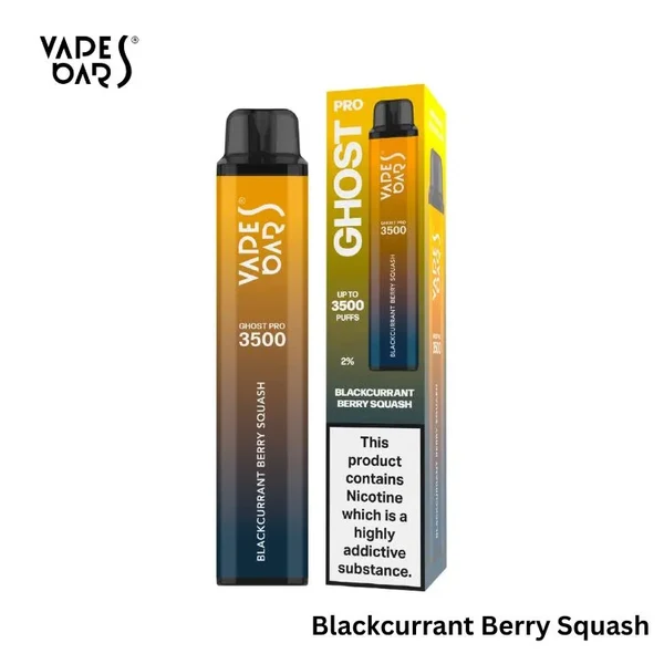 Vapes Bars Ghost Pro 3500 Blackcurrant Berry Squash