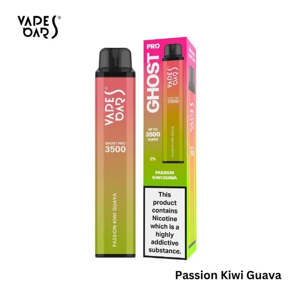 Vapes Bars Ghost Pro 3500 Passion Kiwi Guava