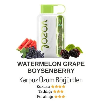 Vozol Star 40000 Watermelon Grape Boysenberry