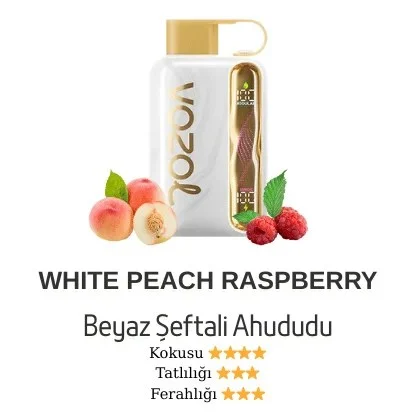 Vozol Star 40000 White Peach Raspberry